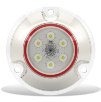 ORA SMX11 Surface Mount - Blue Color - Underwater Light - White finish - Single blue Color - 1100 fixture lumen 60 degree angle beam - 60-0154- 010-04351-00 - Lumishore